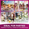 3pk White Round Table Cloth Disposable | 140cm Party Round