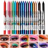 Blue Eyeliner Pencil, Pointed Tip For Fine Lines And Wing
