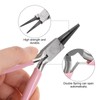 sourcing map Mini Round Needle Nose Pliers 4.5 Inch Conical