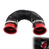 VVORHSBELL 76mm Cold Air Intake Hose Universal 3" Expandable Aluminium