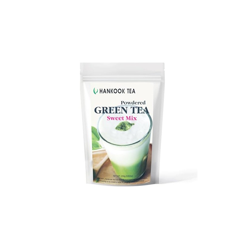 Hankook Tea Powdered Green Tea Sweet Mix, 8.82 Ounce (SYNCHKG123925)