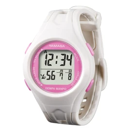 Yamasa Pedometer Pedometer TM-460WP White x Pink