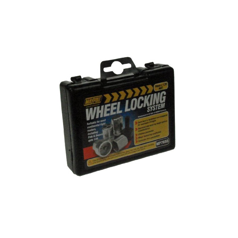 Maypole Locking Wheel Nuts M10x1.25 (pair)