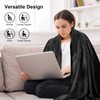 DAWNTREES Travel Blanket for Airplane & Car,Long Flight Essential for