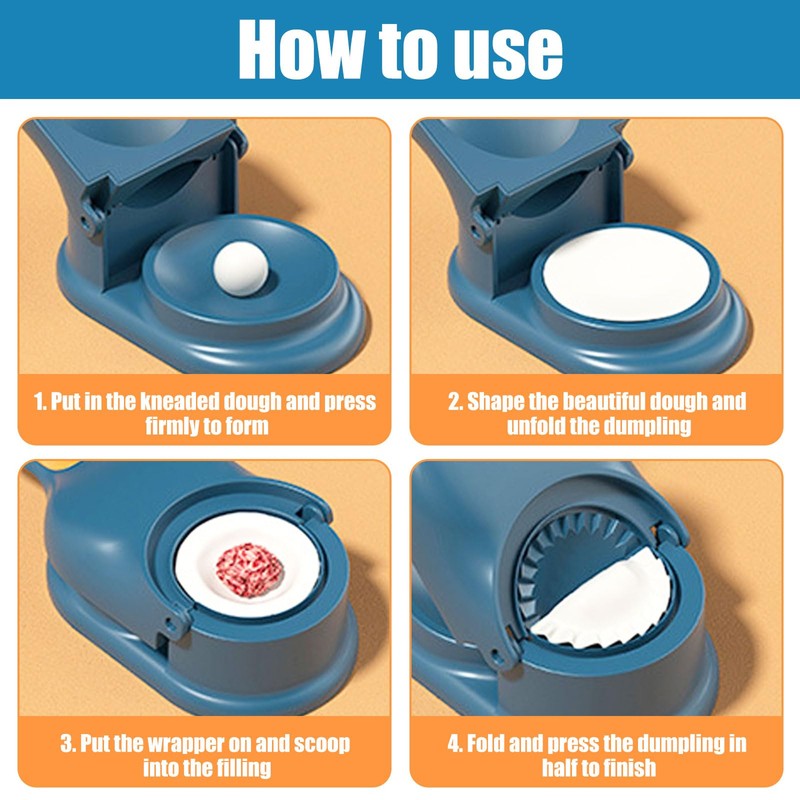 Dumpling Maker, Dumpling Maker, 2-in-1 Dumpling Shape Printing Dumpling Moulds,