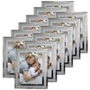 HORLIMER 12 Pack 5x7 Picture Frame, Sparkle Glass Photo Frames