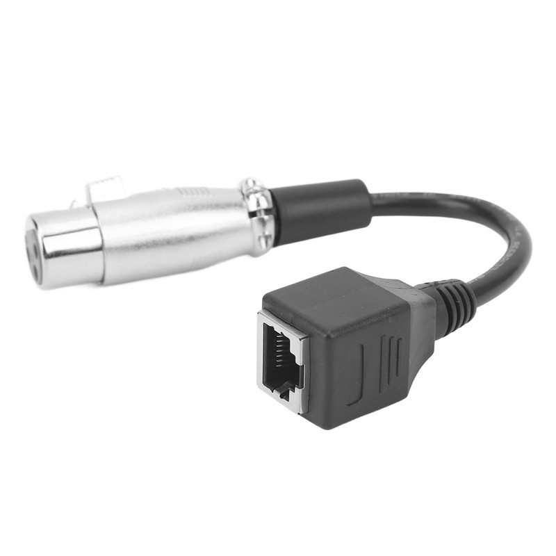 RJ45 to XLR Adapter Cable Female to Female Plug and