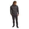 Burton Mens Crown Weatherproof Pullover Fleece, True Black Heather, Medium