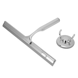 Window Glass Wiper One-Side Brush Stainless Steel with Suction Cup

for Bathroom Kitchen
