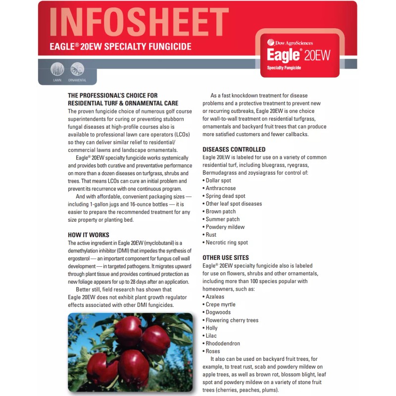 Dow Agroscience Eagle 20 EW Fungicide Specialty - 1 Pint