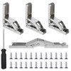Hinges 90 Degree Cabinet Folding Hinge Pack of 4 Hidden