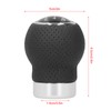 5 Speed Gear Shift Knob Genuine Leather Shifter Stick with