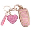 Meruns for Hyundai key fob cover with Keychain, Car Accessories