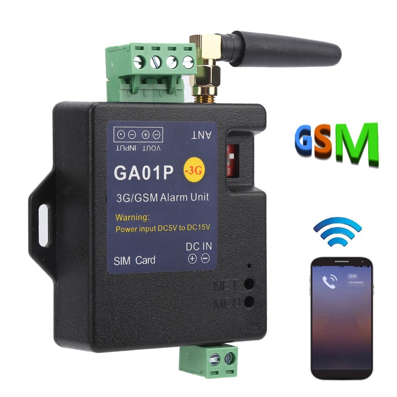 GA01P 3G/GSM Alarm System 1 Way Input Mini Smart Power