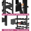 MOGELAFOO 6 Tier Bamboo Wine Rack Freestanding Floor, 24 Bottles