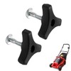 WUSJCOF Universal Lawnmower Accessory, Lawnmower Handle Wing Nut Screw, Handle