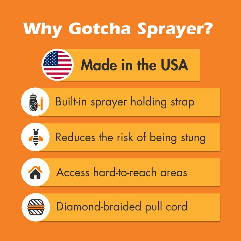 Gotcha Sprayer Pro USA-Made Combination Kit - Includes a Red