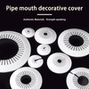 INDPROD Flange Pipe Cover Decoration, Fit 0.39"to 1.14" Outer Diameter