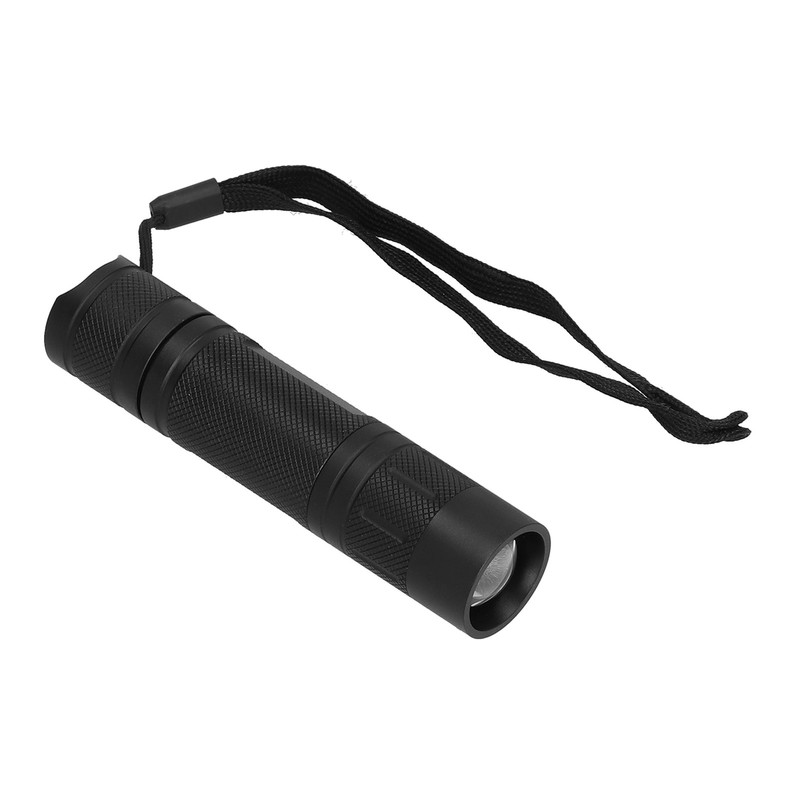 IR Flashlight Zoomable IPX54 Waterproof Anti Reverse Connection Comfortable Grip