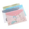 Vogueing Tool A4 Waterproof File Holder, Transparent A4 Pockets Cute