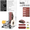 SI FANG Electric Belt-Sander Polishing-Grinding Knife Sharpener, 7 Speed Adjustable