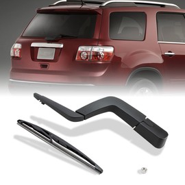 Shopauto Rear Windshield Wiper Arm Blade Assembly Compatible with 2007-2012 GMC Acadia, 2007-2010 Saturn Outlook Rear Window Wiper, Replacement 15276248, 15276259, 25800773