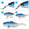 Fishing Hook Rig Stinger Fishing Lure Shallow Rig Combinations 2