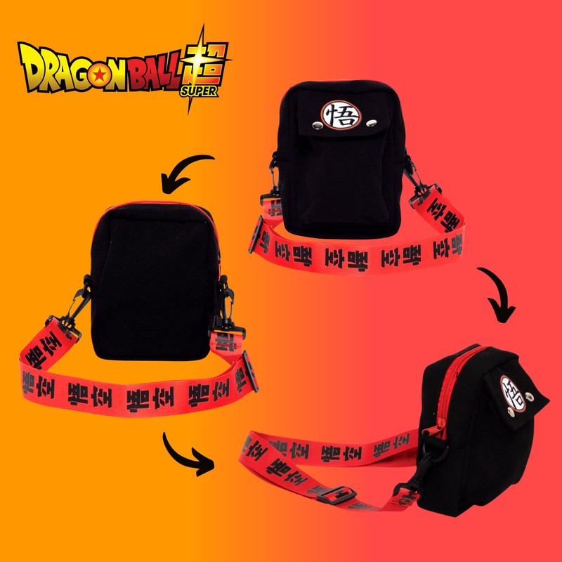 Dragon Ball Z Bag, Shoulder Bag in Classic Goku Design,