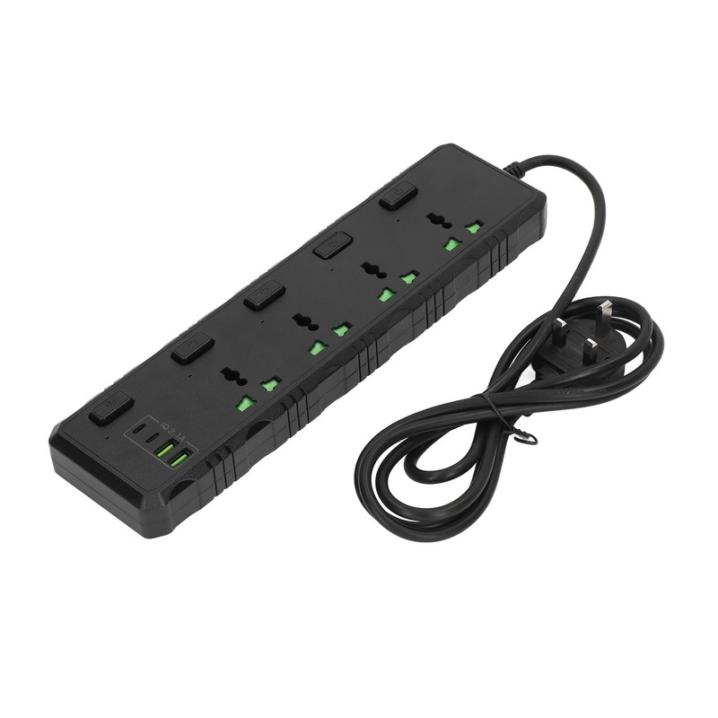 Power Strip Multifunction Universal USB PD PD Interface 110‑265V for