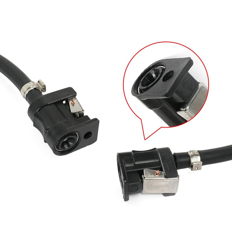 BARTOO Marine Boat Fuel Line Assembly, 5/16'' 8mm Nylon Braided