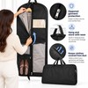 Reusable Hanging Garment Bags – Waterproof Dustproof Zippered Clothes Covers