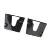 Fewshaw Carbon Fiber Style Door Lock Cover Buckle Protection Decor
