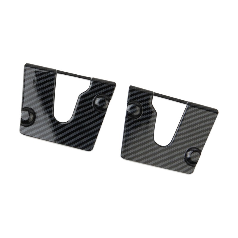 Fewshaw Carbon Fiber Style Door Lock Cover Buckle Protection Decor