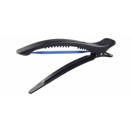 Tion Silicone Hair Clip Black for Professional Hair Stylist 9 pcs (3 pcs each pack)