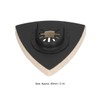 5PCS Wool Polishing Pad with Alloy Steel Base Triangular Felt