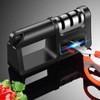 Knife Sharpener 4-in-1 Kitchen Knife and Scissors Sharpening Tool Premium
