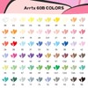 Arrtx Acrylic Paint Markers 60B,Brush Tip Acrylic Markers for Rock
