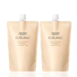 Subrimic 서브리믹 아쿠아 인텐시브 샴푸 450ml 2개 손상모발용+샘플팩 [1.아쿠아인텐시브샴푸 450ml] Sublimic Aqua Intensive Shampoo 450ml 2-pack for Damaged Hair + Sample Pack [1. Aqua Intensive Shampoo 450ml]