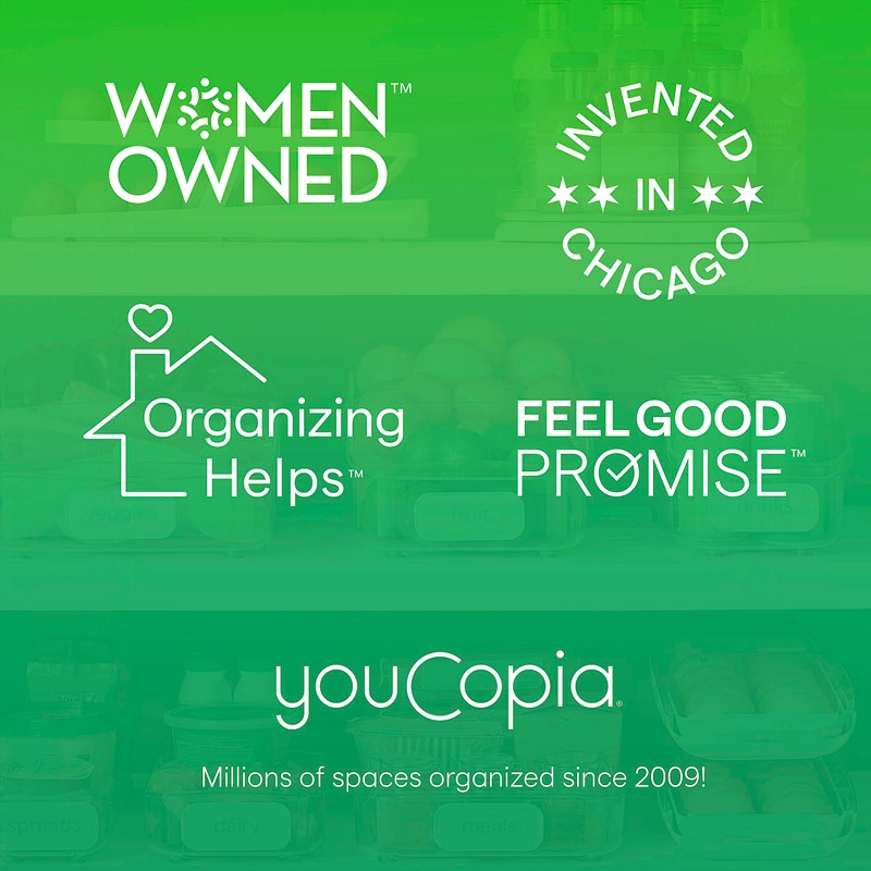 YouCopia RollOut Fridge Caddy, 9" Wide