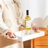 MUKEEN Glossy White Sturdy Acrylic Serving Tray with Handles 10x15x2H