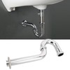 Sink Siphon Trap Waste Drain Valve Kit Washbasin Syphon Draining
