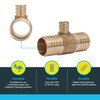 SharkBite 1-1/2 x 1-1/2 x 3/4 Inch Brass Crimp Reducing