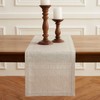 Solino Home Linen Striped Table Runner 120 Inches Long -