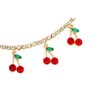 Stocking Stuffers Gifts for Women Cherry Necklaces Gold Crystal Choker