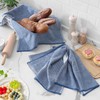 smiry Premium Kitchen Towels(18"x 28", 6 Pack), Large Cotton Dish