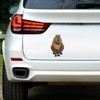 Large 210mm 'Sitting Capybara' Permanent Sticker Decal for Cars/Windows/Bins/Walls etc