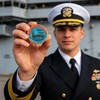 Navy 250th Anniversary Coin US 250th Commemorative Double-Sided Challenge Coin