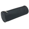 Plain Round Pencil Case, black, Classic