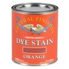 General Finishes Water Based Dye, 1 Quart, Orange