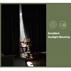 PI Blackout Bedroom Curtains,Thermal Insulated Ring Top Window Treatment,Room Darkening